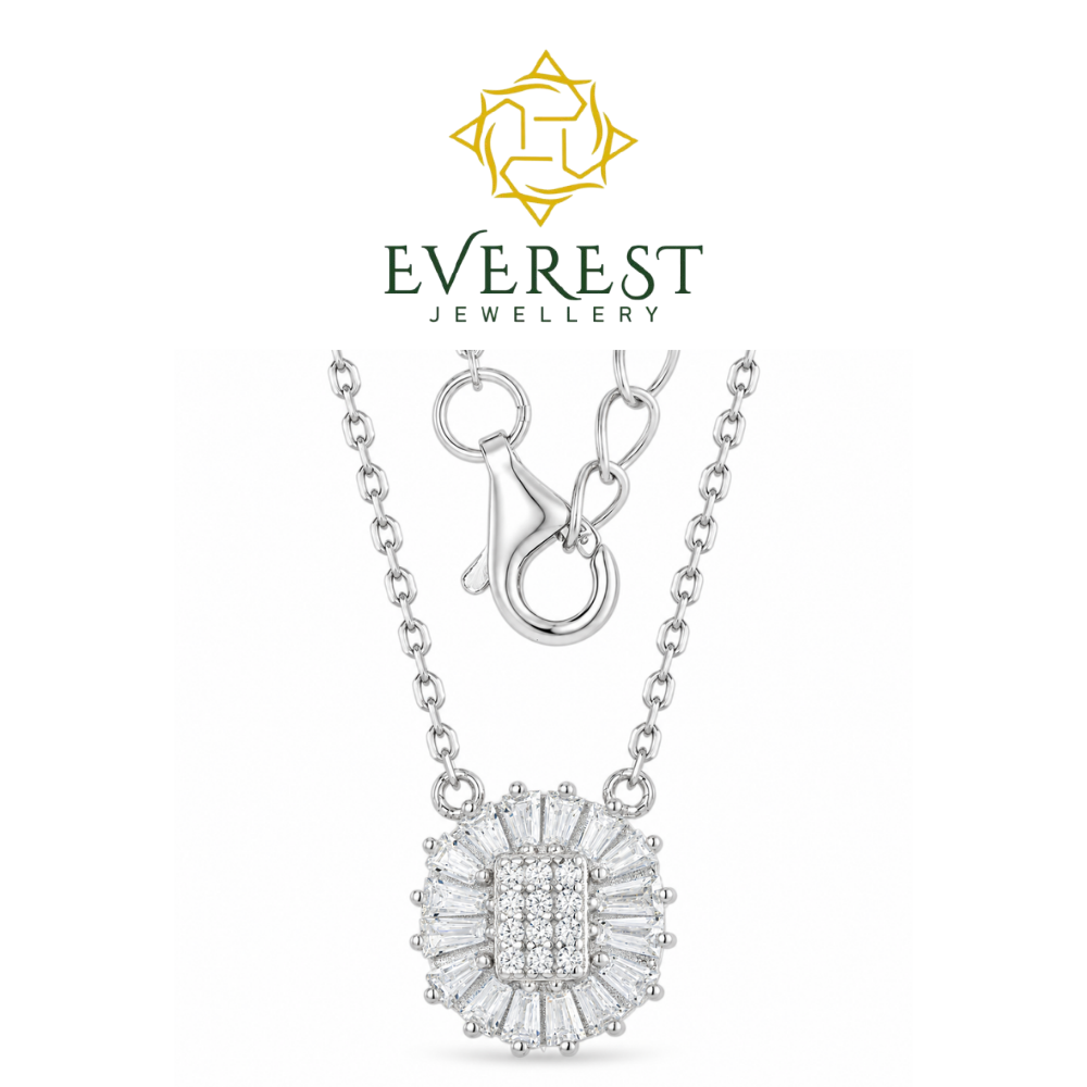 Radiant Burst Diamond Necklace(G)