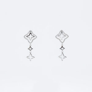 18KW Diamond Earring
