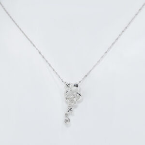Diamond Floral Necklace