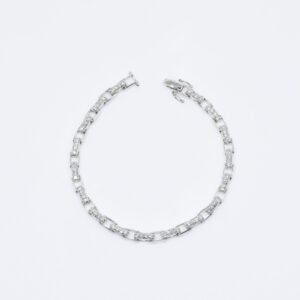 Rectangle Shape Diamond Bracelet