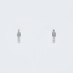 White Gold Diamond Earring