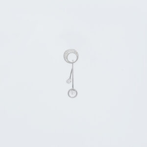 Diamond Dangling Crescent Pendant