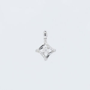 Diamond In Diagonal Pendant