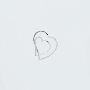 Double Hearts Diamond Pendant