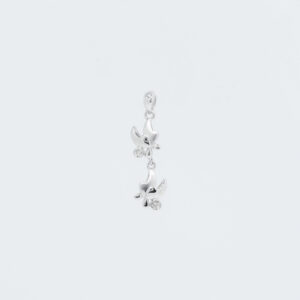 Duo Floral Diamond Pendant