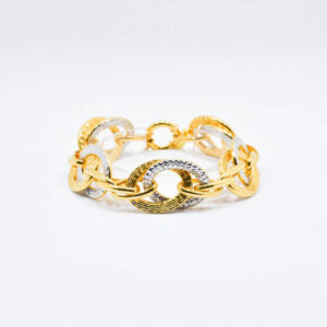 2C Laser Cut Oval Bracelet