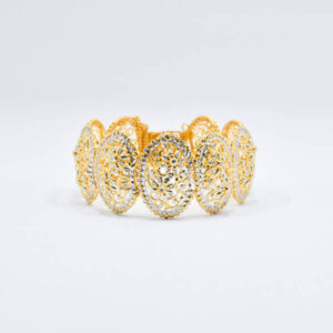 2C Oval Flower Bracelet