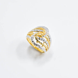 2C Wavy Lines Ring