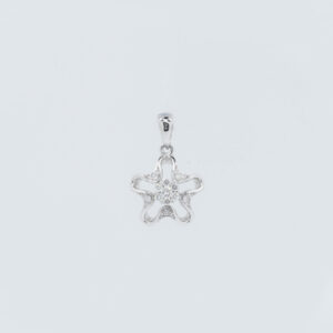 Flower Star Diamond Pendant