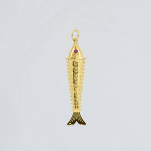 Gold Fish Pendant 1C