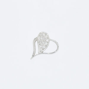 Heart Leaf Diamond Pendant