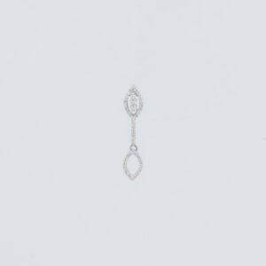 Leaf Design Diamond Pendant