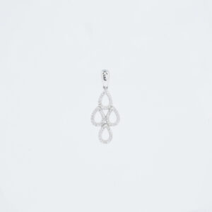 Quartet Drop Diamond Pendant