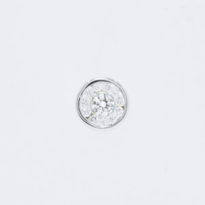 Round Cluster Diamond Pendant