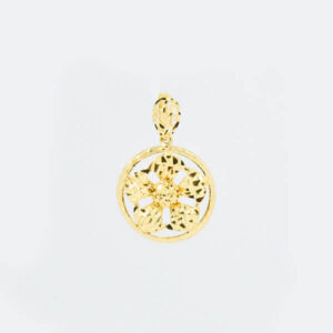 Round Dot Flower Pendant