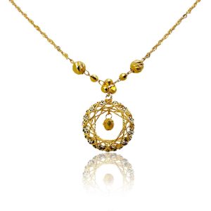 Jin Wei Donut Necklace