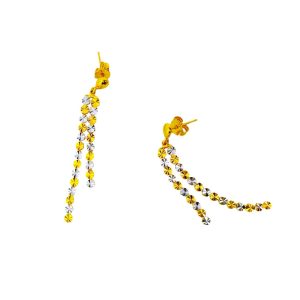 2C CIRCLES  DANGLING EARING